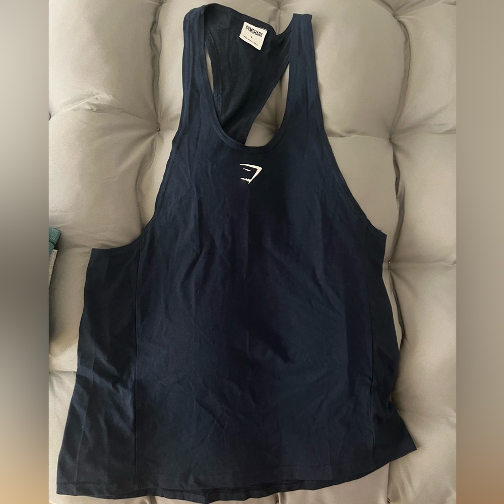 Gymshark Navy Tank Top